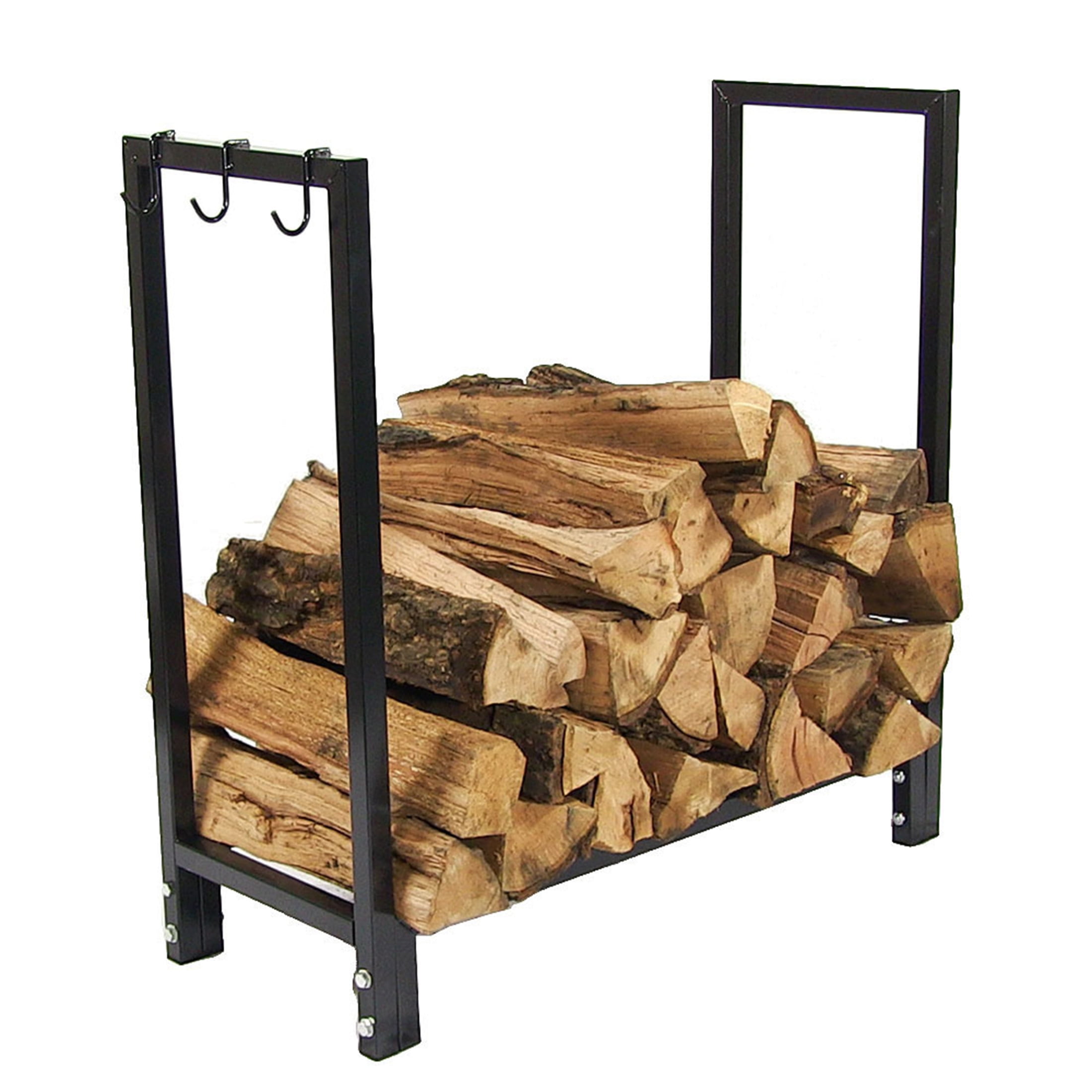 Sunnydaze 30" Indoor or Outdoor Steel Firewood Log Holder