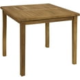 thumbnail image 1 of Sunnydaze 31.5" Teak Square Outdoor Dining Table, 1 of 11