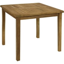 Sunnydaze 31.5" Teak Square Outdoor Dining Table