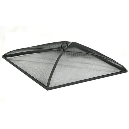Sunnydaze 31" Square Steel Mesh Fire Pit Spark Screen