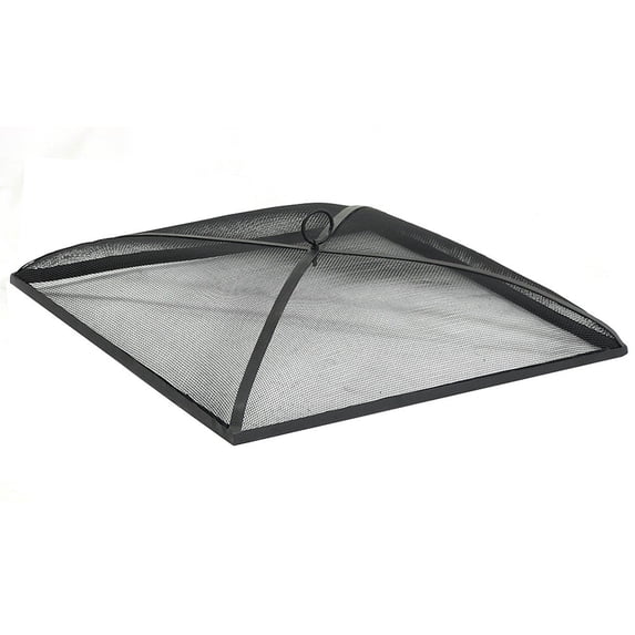 Sunnydaze 31" Square Steel Mesh Fire Pit Spark Screen