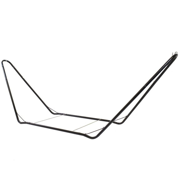 Sunnydaze 330 lb Steel Portable Hammock Stand - Black