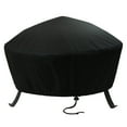 thumbnail image 1 of Sunnydaze 36" Diameter x 12" H Black Solid Fire Pit Cover, Drawstring, 1 of 12