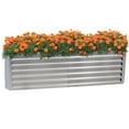 thumbnail image 1 of Sunnydaze 71" x 35.5" x 23.5" Rectangular Silver Galvalume Steel Raised Garden Bed, 1 of 11