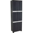 thumbnail image 1 of Sunnydaze 72" H Resin Garage Storage Cabinet - Garage Cabinet with Lockable Doors and Adjustable Shelves - Freestanding Utility Storage for Laundry Room, Office, Basement - Shadow, 1 of 16