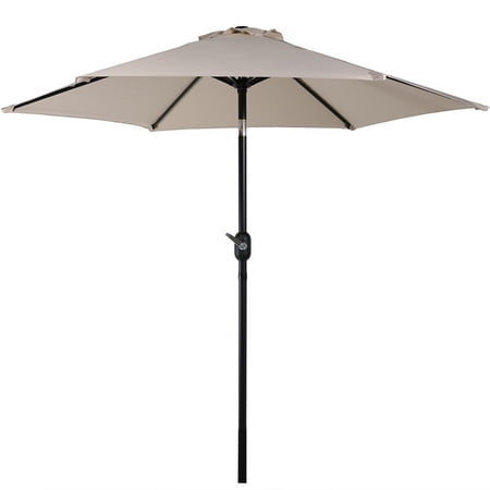 Sunnydaze 84" Beige Solid Octagon Market Umbrella price history and forecast - Sunnydaze ECG-371