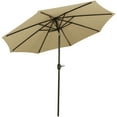 thumbnail image 1 of Sunnydaze 93.5" Beige Solid Octagon Market Umbrella, 1 of 8