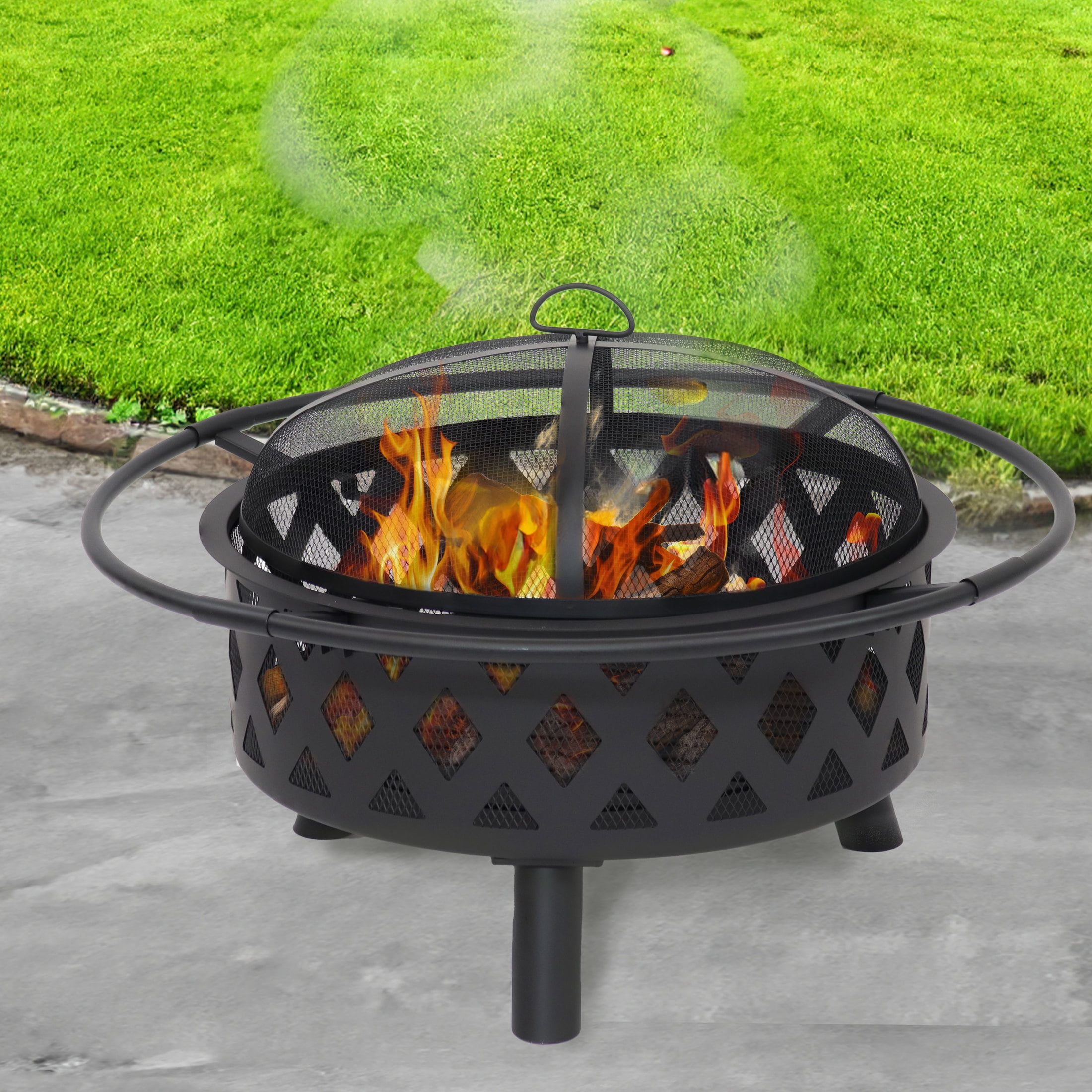 Sunnydaze Fire Pit for warm and inviting restaurant patios - Walmart