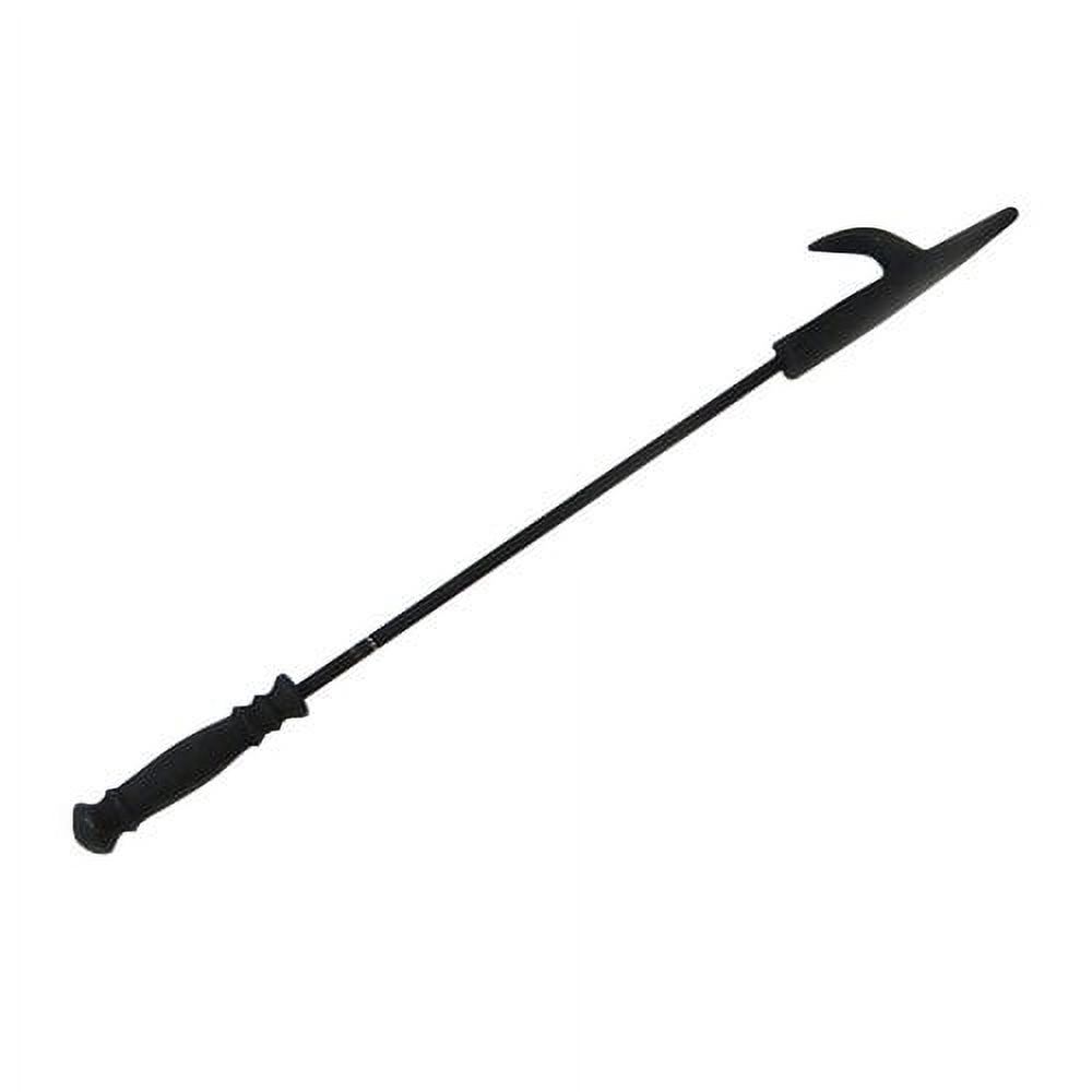 Sunnydaze Black Fire Pit and Fireplace Poker, 19 Inch Long