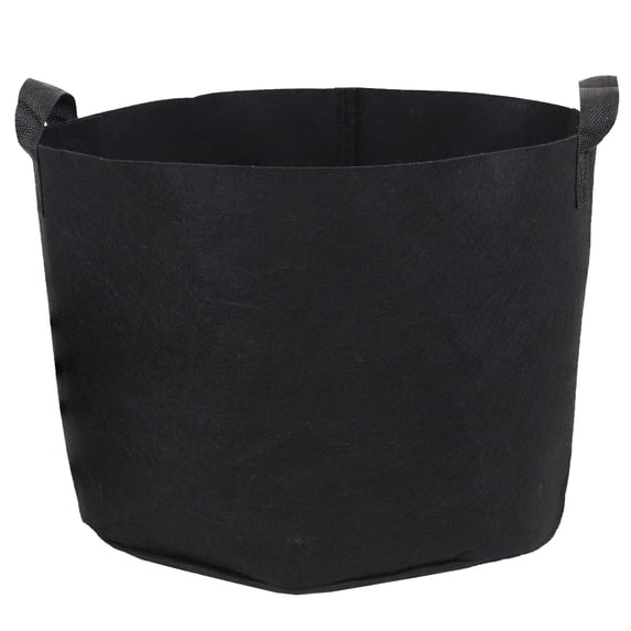 Sunnydaze Black Garden Grow Bags for Vegetables with Carrying Handles - 10-Gallon - 1-Pack