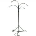 thumbnail image 1 of Sunnydaze Black Steel Hanging Basket Plant Stand with Adjustable Arms, 1 of 8