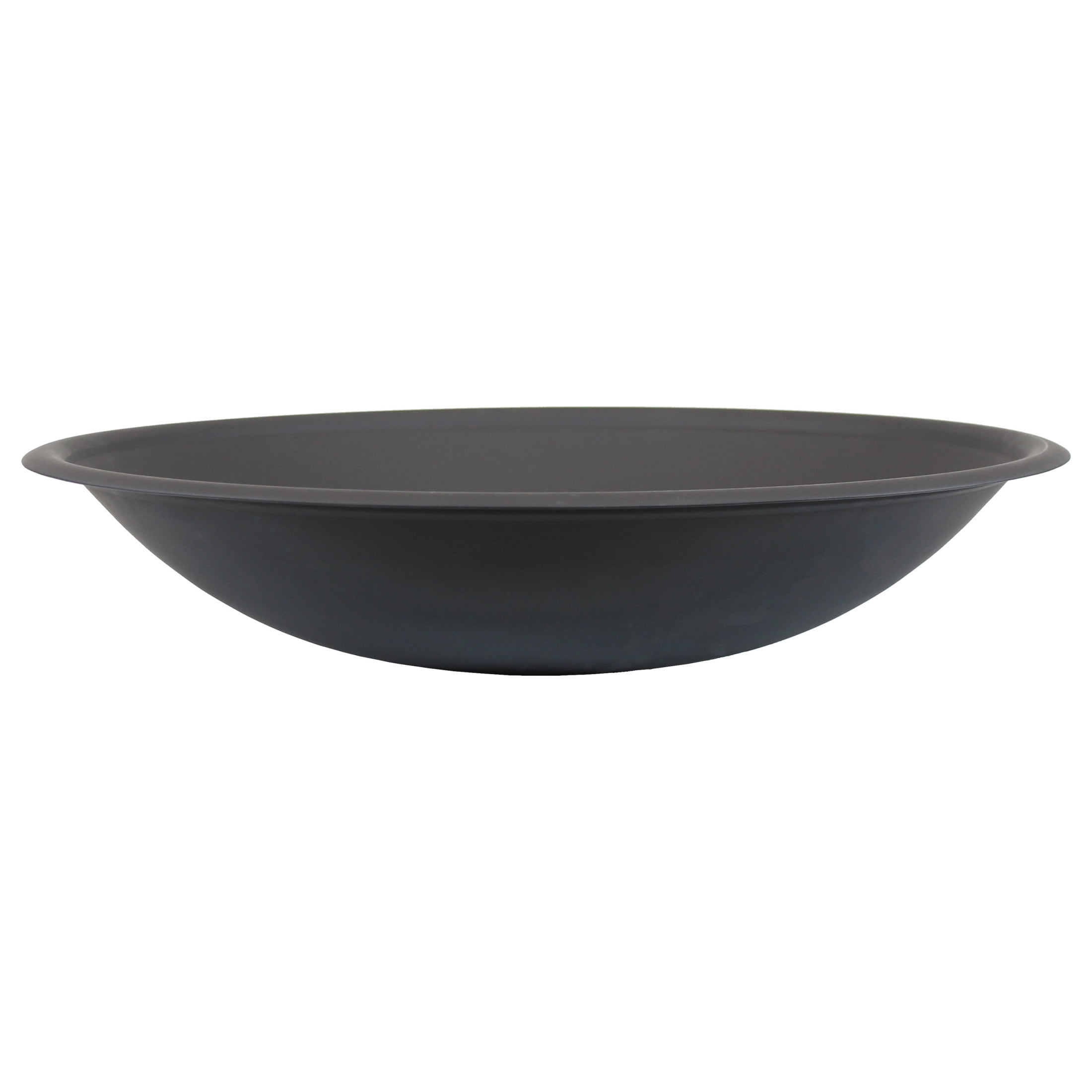 23-Inch Black Steel Fire Pit Replacement Bowl