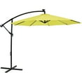 thumbnail image 1 of Sunnydaze Decor 95" Sunshine Solid Print Cantilever Patio Umbrella, Water-Resistant, 1 of 12