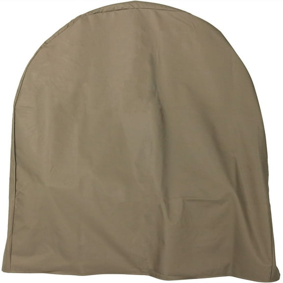 Sunnydaze Firewood Log Hoop Cover - Khaki - 48"