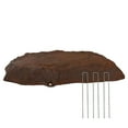 thumbnail image 1 of Sunnydaze Flat 3.5" Brown Polyresin Faux Landscape Rock Cover with Metal Stakes, 1 of 19