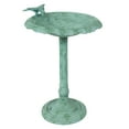 thumbnail image 1 of Sunnydaze Garden Visitor Freestanding Cast Aluminum Outdoor Bird Bath, Green Patina, 1 of 17