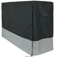thumbnail image 1 of Sunnydaze Heavy-Duty 2-Tone Outdoor Log Rack Cover - Gray/Black - 5', 1 of 6