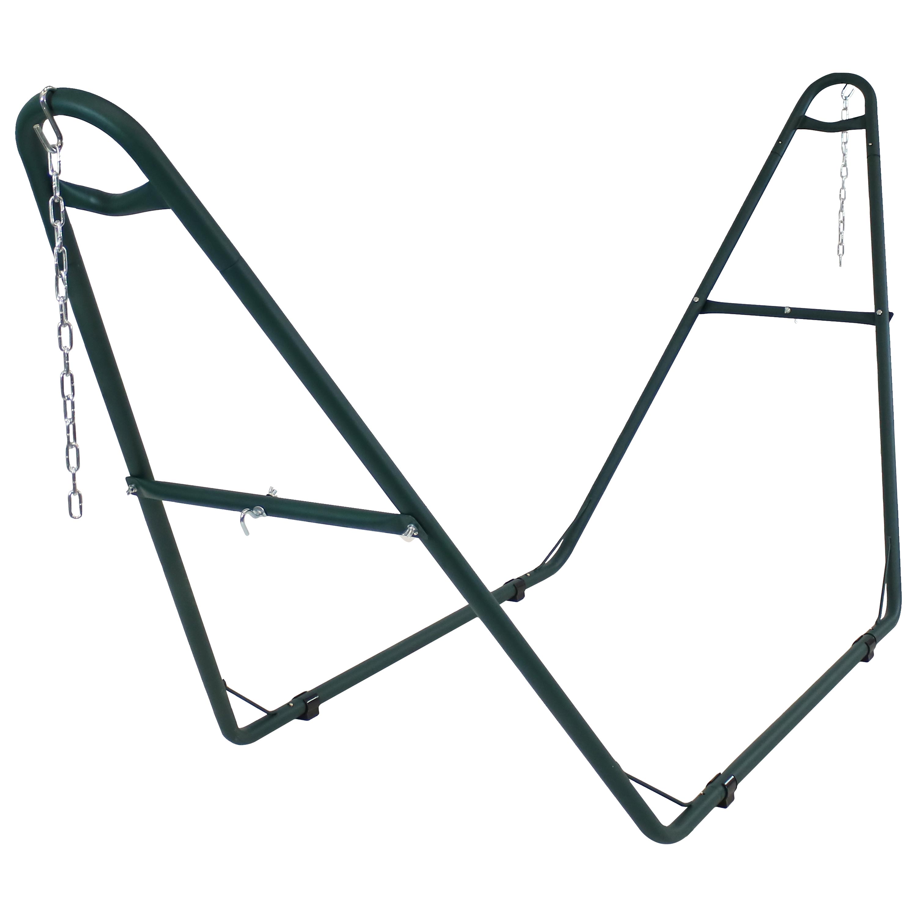 ZENSTYLE 9FT Portable Hammock Stand Patio Outdoor Metal Frame Rack