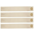 thumbnail image 1 of Sunnydaze Indoor/Outdoor Fabric Curtain Tiebacks with Buttons - Polyester - 13.5" - Beige - 4pc, 1 of 6
