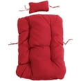 thumbnail image 1 of Sunnydaze Julia Hanging Egg Chair Replacement Cushions - Red, 1 of 7