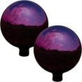 thumbnail image 1 of Sunnydaze Mirrored 10" Merlot Stainless Steel Outdoor Gazing Globe (2 Count), 1 of 7