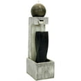 thumbnail image 1 of Sunnydaze Modern Artistry Polyresin Outdoor Water Fountain with Lights, 1 of 11