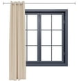 thumbnail image 1 of Sunnydaze Modern Beige Solid Light-Filtering Indoor or Outdoor Curtain, 52" x 96" (1 Panel), 1 of 12