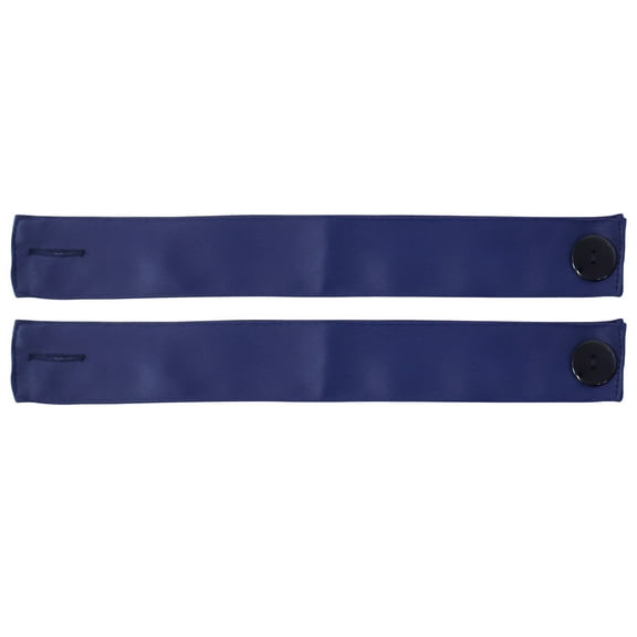 Sunnydaze Modern Blue Polyester Indoor or Outdoor Curtain Holdbacks (2 Count)