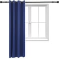 thumbnail image 1 of Sunnydaze Modern Blue Solid Light-Filtering Indoor or Outdoor Curtain, 52" x 84" (1 Panel), 1 of 14