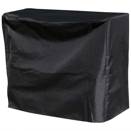 Sunnydaze 22" x 25" x 19" Black Solid Firewood Log Rack Cover with PVC Backing