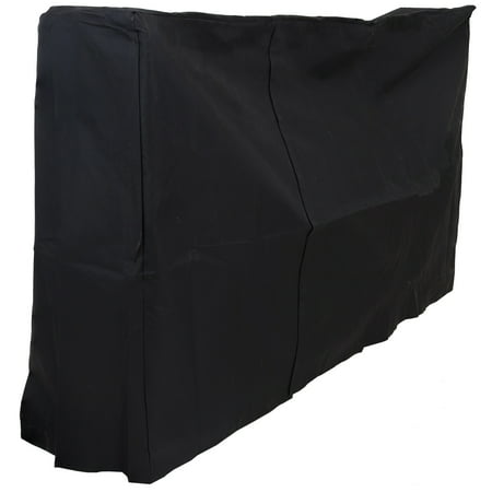 Sunnydaze 22" x 72" x 44.5" Black Solid Firewood Log Rack Cover