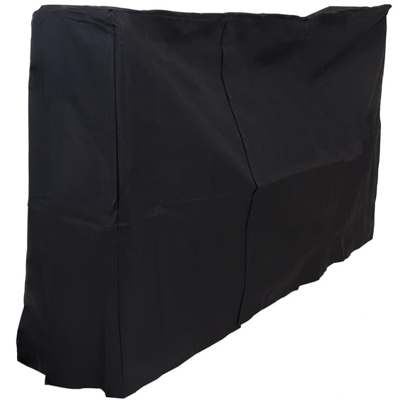 Sunnydaze 22" x 72" x 44.5" Black Solid Firewood Log Rack Cover