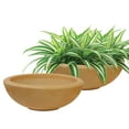 thumbnail image 1 of Sunnydaze Percival 20.75" x 20.75" x 11.5" Round Sand Polyresin Outdoor Planter Pot 2-Count, 1 of 16