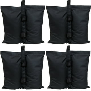  Misscat Weight Bags Sandbag for Pop up Canopy Tent, Patio  Umbrella, Instant Outdoor Sun Shelter Canopy Legs, Heavy Duty Stability  Weighted Feed Bag-4 Pcs/Pack Black : Patio, Lawn & Garden