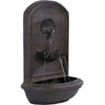 thumbnail image 1 of Sunnydaze Seaside Solar Wall Fountain, 27 Inch Tall, 1 of 9