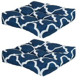 19 x 19 Multicolor Square Chair Outdoor Seating Cushions with UV Resistant 2 Piece Walmart