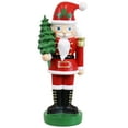 thumbnail image 1 of Sunnydaze Polyresin Santa Claus Christmas Nutcracker Statue, 16.75", 1 of 9