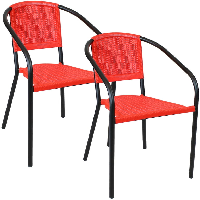 Red outdoor store chairs walmart