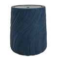 thumbnail image 1 of Sunnydaze Textured Spiral Blue Outdoor Bubble Fountain, LED Light, 1 of 14