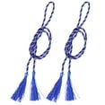 thumbnail image 1 of Sunnydaze Traditional Blue Rope Curtain Holdbacks (2 Count), 1 of 7