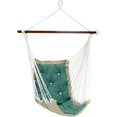 thumbnail image 1 of Sunnydaze Victorian Tufted Polyester Hammock Hanging Chair with Cushion - Sea Grass, 1 of 6