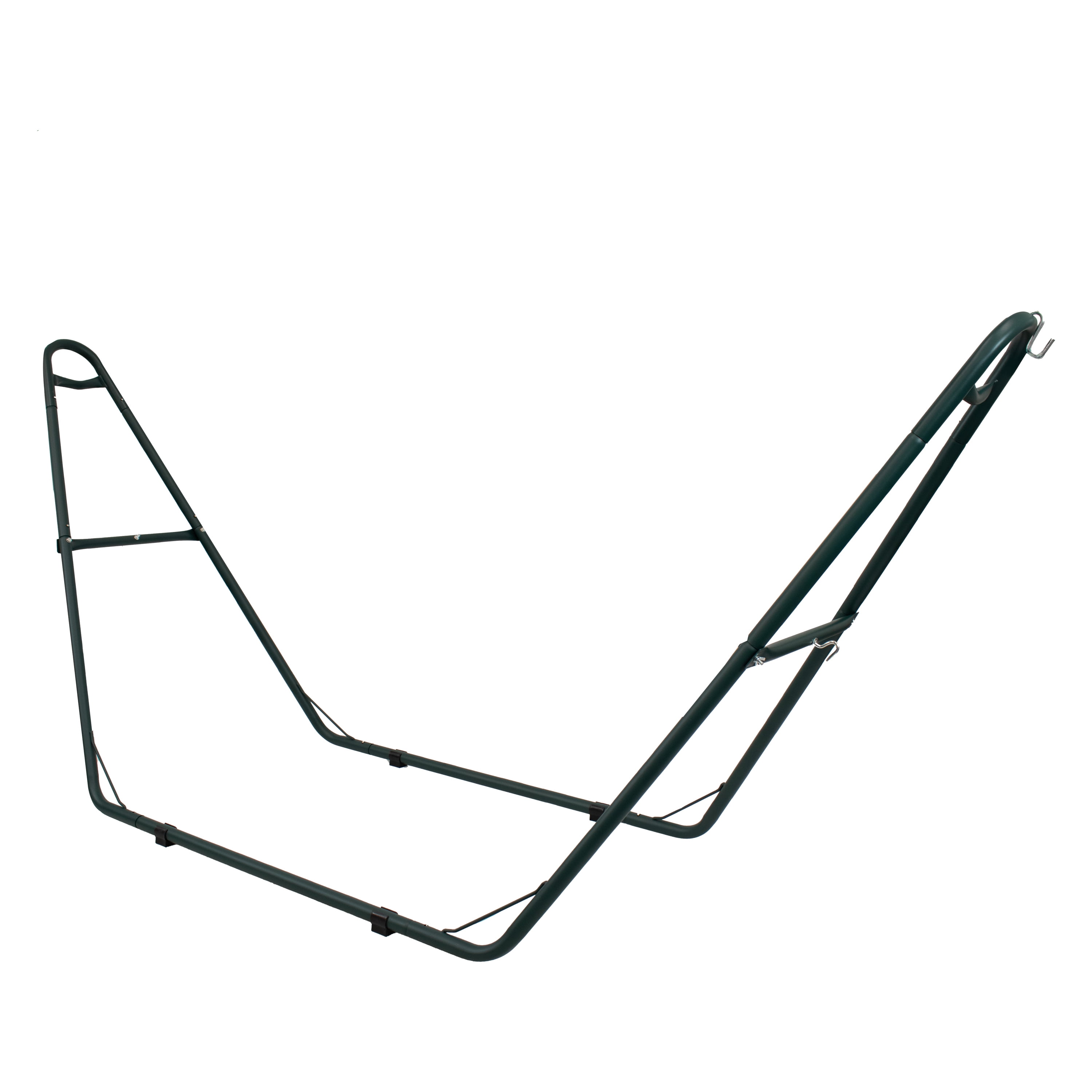 Green Powder-Coated Steel Universal Hammock Stand for 2-Person