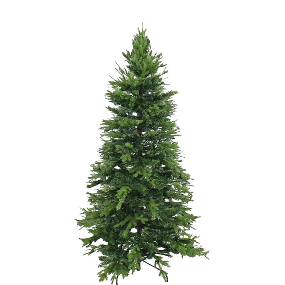 Sunnydaze Unlit Slim and Stately Artificial Christmas Tree 6 ft, Green