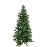 Sunnydaze Unlit Slim and Stately Artificial Christmas Tree 6 ft, Green