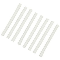 Sunnydaze White Fiberglass Outdoor Tiki Torch Wicks, 8 Count