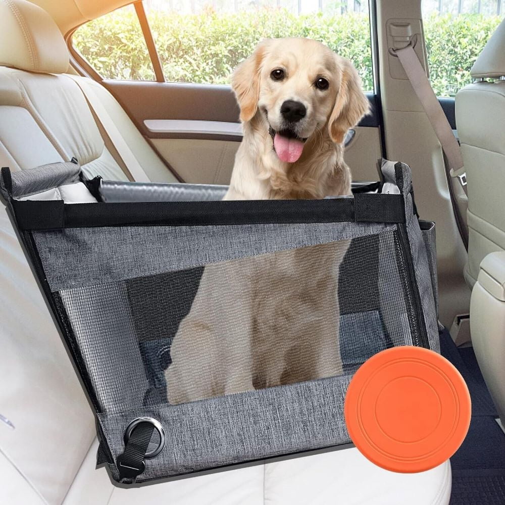 Sunnydeer Safety Booster Pet Car Seat for Large Dogs, Waterproof
