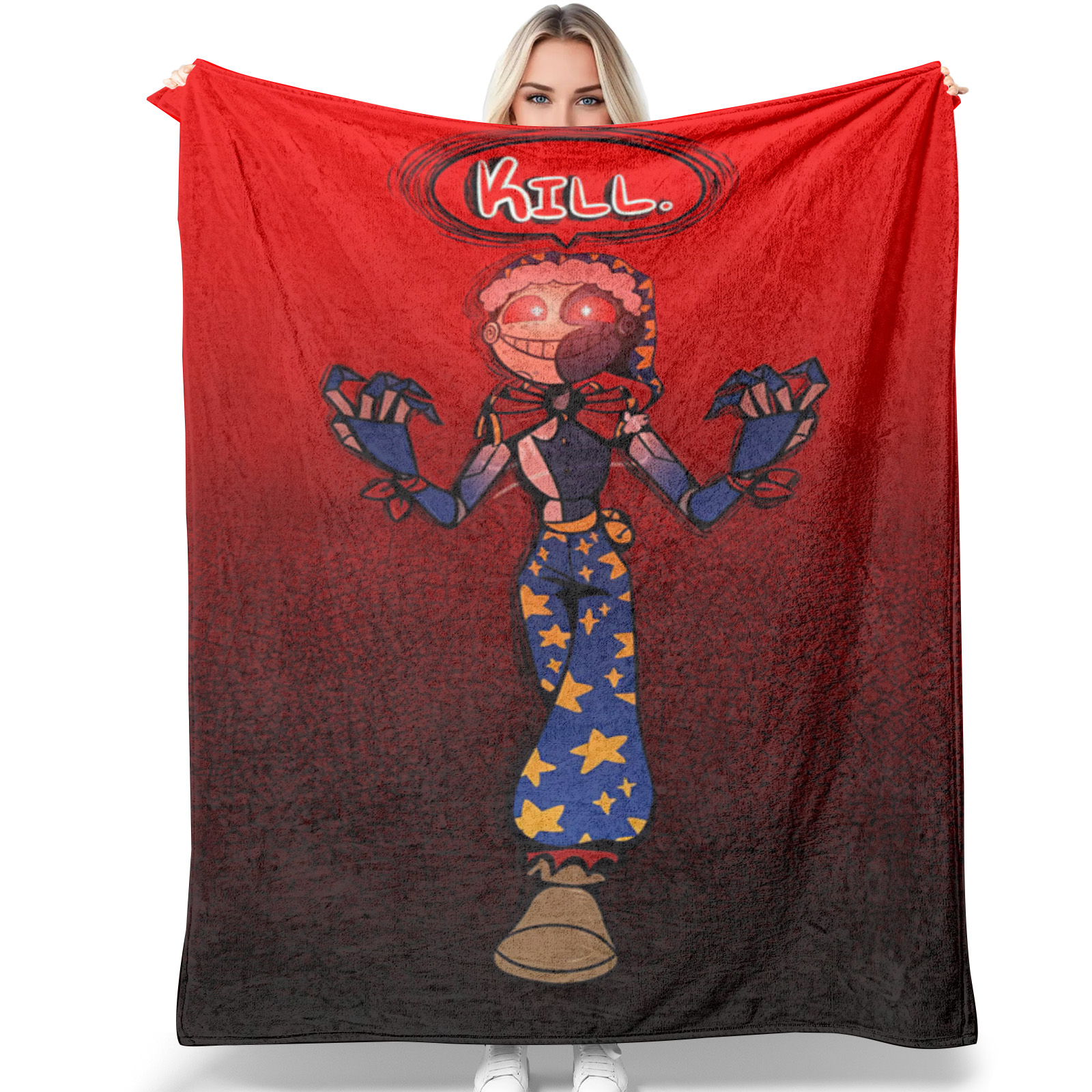Sunnydrop Moondrop Fnaf Security Breach Velvet 40IN*30IN Blanket