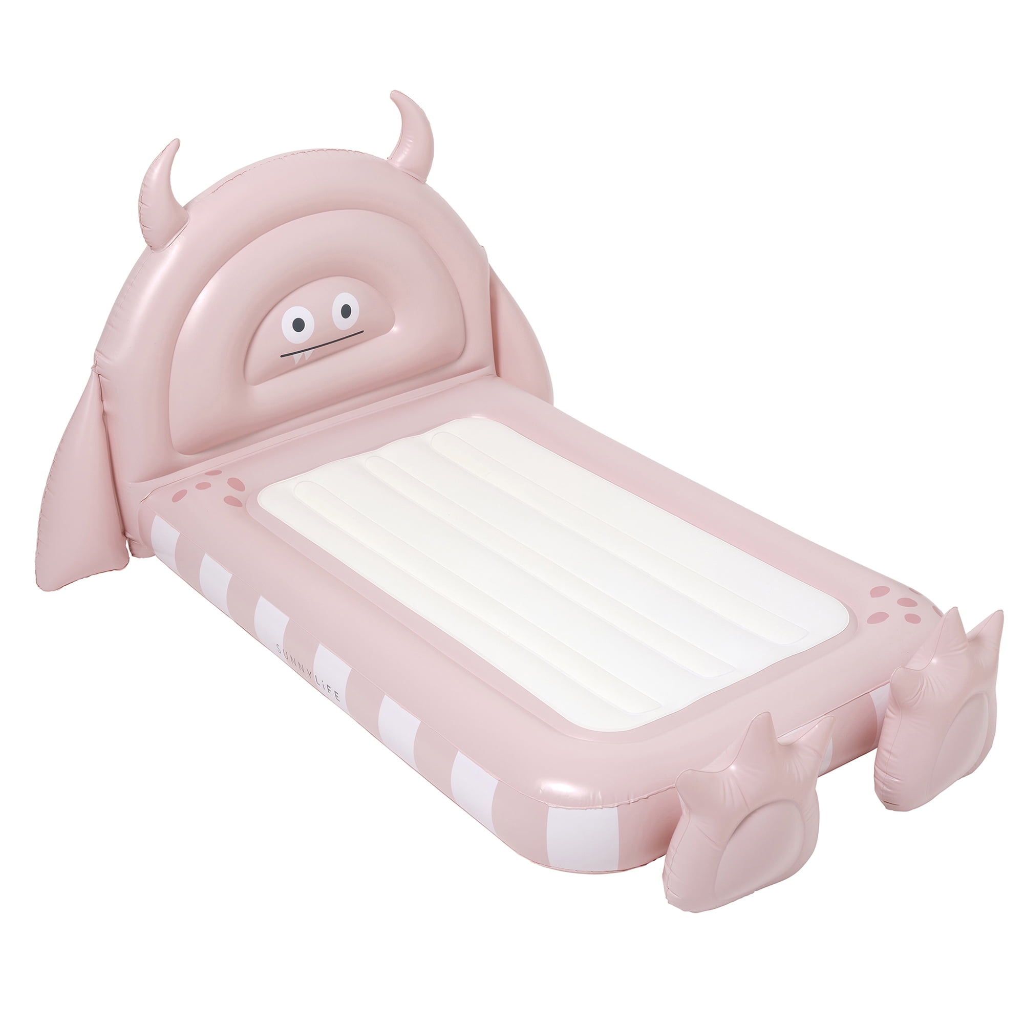 Sunnylife: Kids Sleepover Bed - Monster Pink - Inflatable Character ...