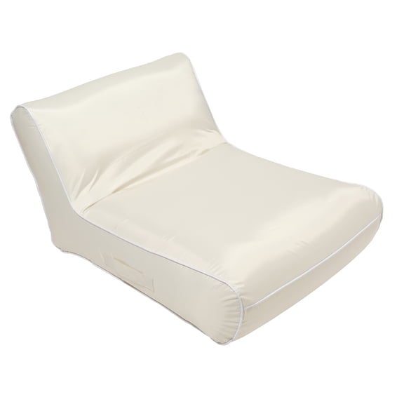 Sunnylife: Luxe Floating Chair - Casa Cream - Inflatable Pool & Water Float, Beach-Outdoor-Party Lounge Seating, Removable Fabric Cover, Carry Handle