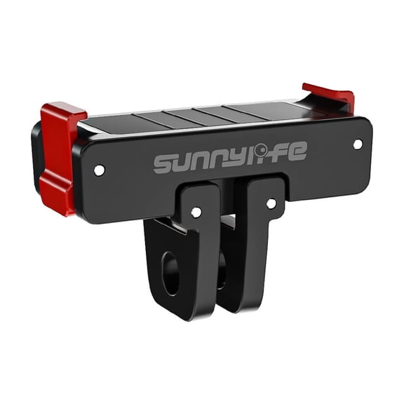 Sunnylife Magnetic Quick Release Adapter Foldable Expansion Bracket 1/4 interface Mount Holder for DJI Action 5 Pro/Action 4/3/2